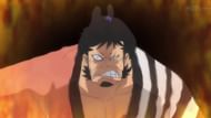 Kin'emon as seen in the series' anime. (Image via Toei Animation)